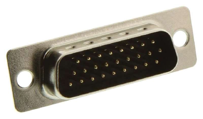 Amphenol (10090769-P264ALF) D Sub Connector, High Density, 26 Contacts