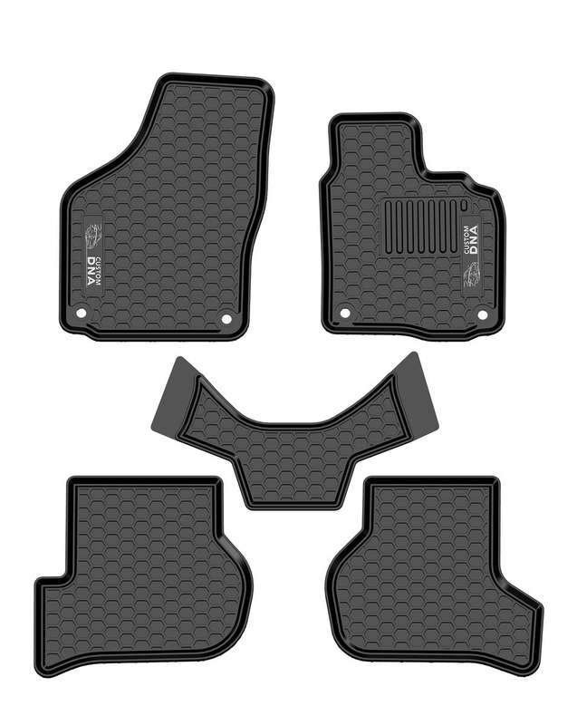 Custom DNA Rubber Mat Set Compatible with VW Golf Mk5/Mk6 2008-2013