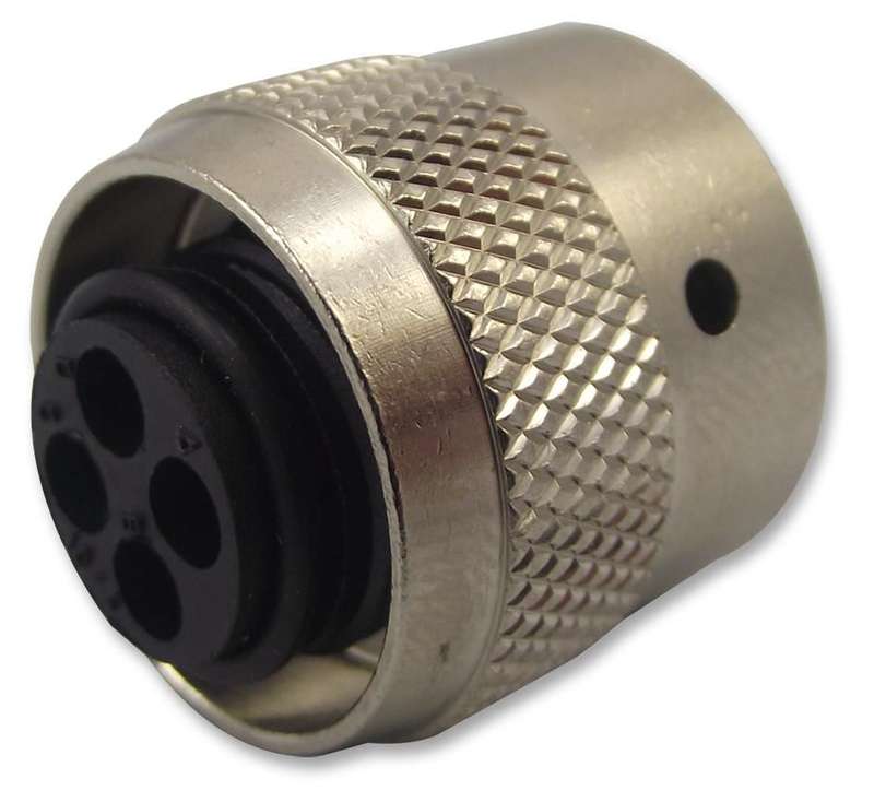 Eaton (UTG6104SN) Circular Connector, Straight Plug, 4 Contacts