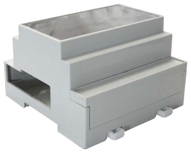 Multicomp Pro (MC001475) Dev Board Enclosure, DIN Rail, Polycarbonate, Grey