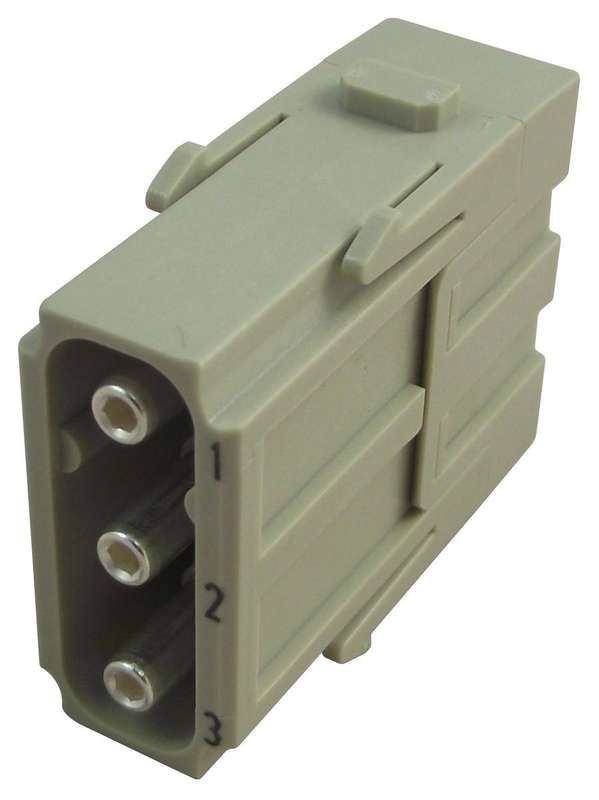 Harting (09140032601) Heavy Duty Connector, 3 Contacts, Plug, Screw Pin