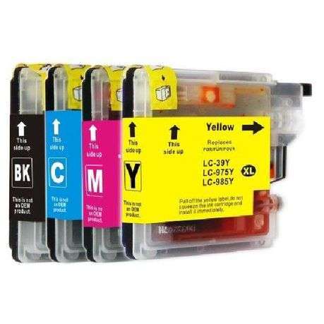 LC39 Black / Yellow / Magenta / Cyan - Brother Compatible Ink Cartridge