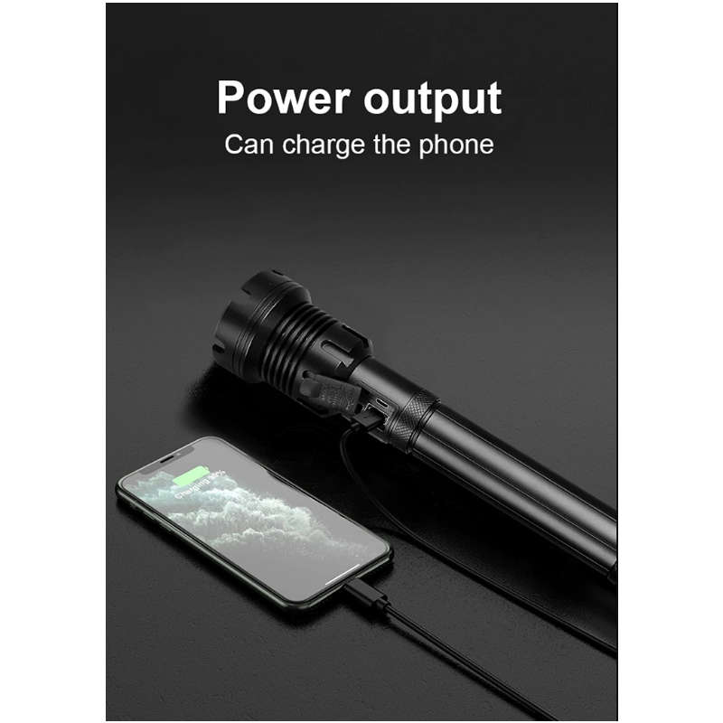 LED High Power Tactical Flashlight Torch