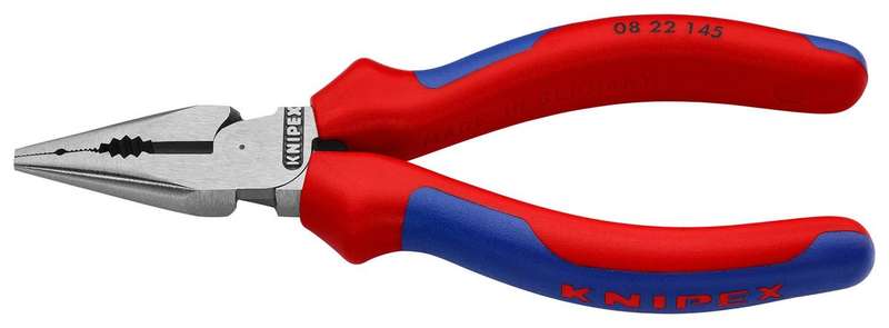 Knipex (08 22 145) Combination Pliers, Needle Nose, Pointed Jaw