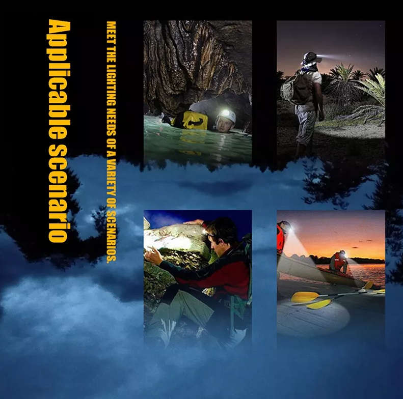 4 Modes Headlight  400m - (Q-909 )