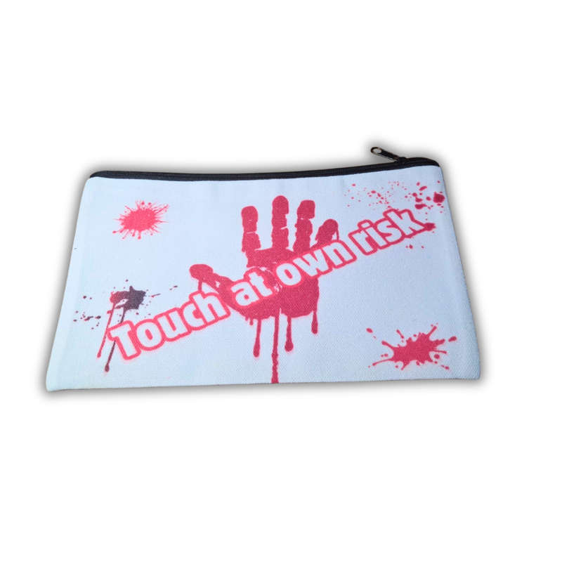 Makeup Bag - "Do Not Touch" & "Touch at Own Risk"