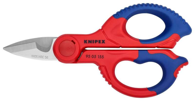 Knipex (95 05 155 SB) Scissor, Electrician, 155 mm Overall