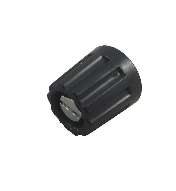 Mentor (331.61) Knob, Round Shaft, 6 mm, Plastic