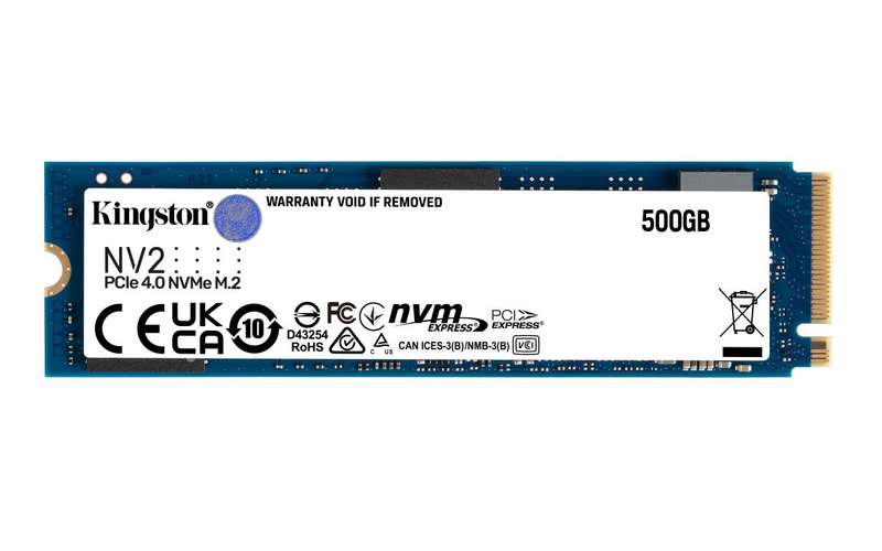 BRAND NEW SEALED KINGSTON NV2 PCIE 4.0 500GB NVME SSD