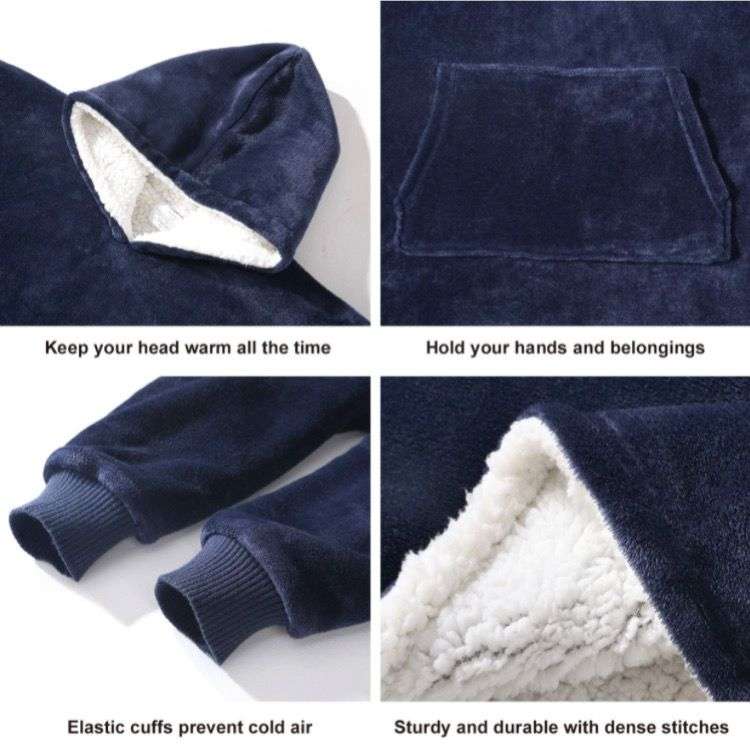 Oversize Snoodie-Blanket Hoodie