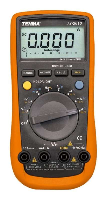 Tenma 72-2610 Full Function Handheld Digital Multimeter