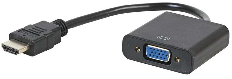 Pro Signal PSG3047 Connector Adapter, HDMI, 1 Ways, Plug, VGA, 1 Ways