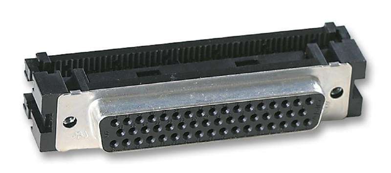 TE Connectivity (1658606-1) D Sub Connector, DB50, 50 Contacts, Receptacle