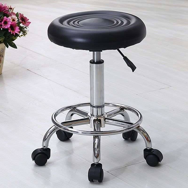 Rolling Salon Stool Swivel Chair with  Wheels Height Adjustable Hydraulic