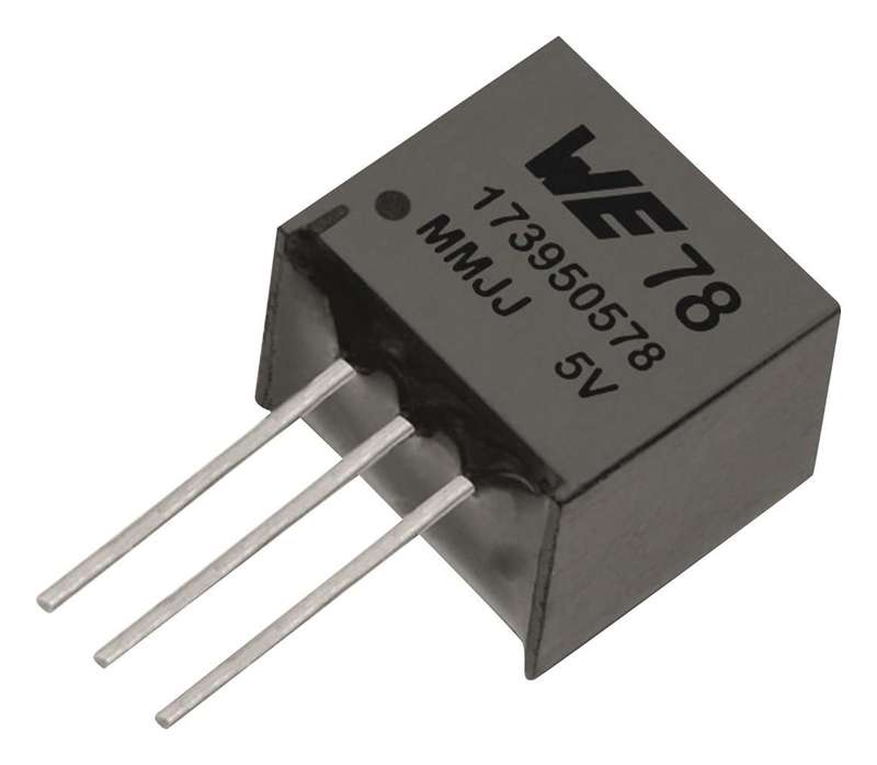 Wurth Elektronik (173950578) DC/DC Converter, 2.5 W, 5 V, 500 mA