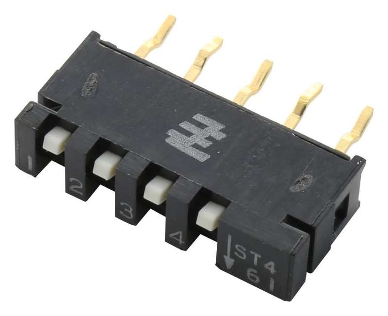 Alcoswitch (STV08) DIP / SIP Switch, SPST, 5 V, 10 mA
