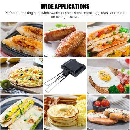 Kitchen Cookware Multifunctional Non Stick Sandwich Jaffle Toaster