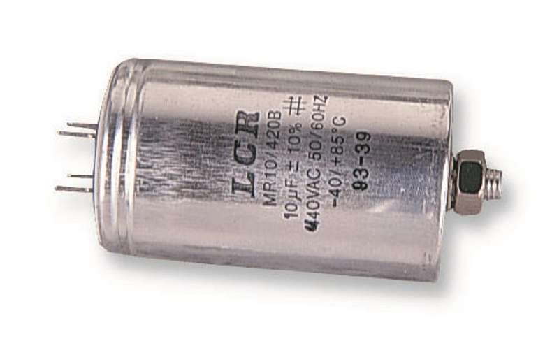 Lcr Components (MR10/420B 10UF/440VAC) Motor Run Capacitor, Metallized PP