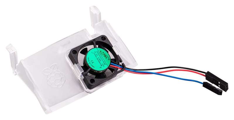 Raspberry-Pi (SC0448) Fan, Raspberry Pi 4 Case, 1.4 CFM, 5V
