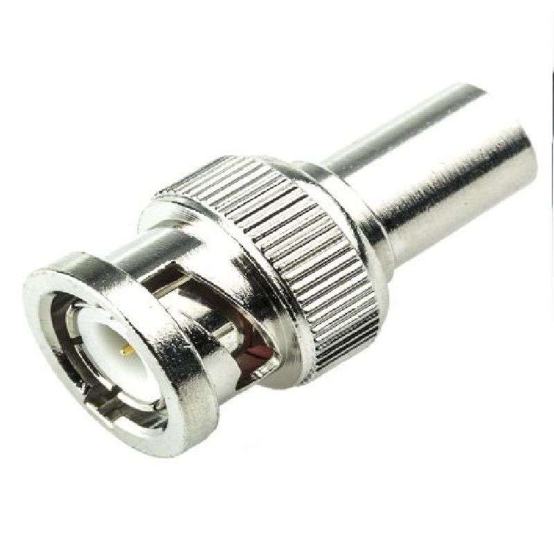 Pack of 100 Adapter BNC Jack Male Plug Connector To Coaxial Video RG59