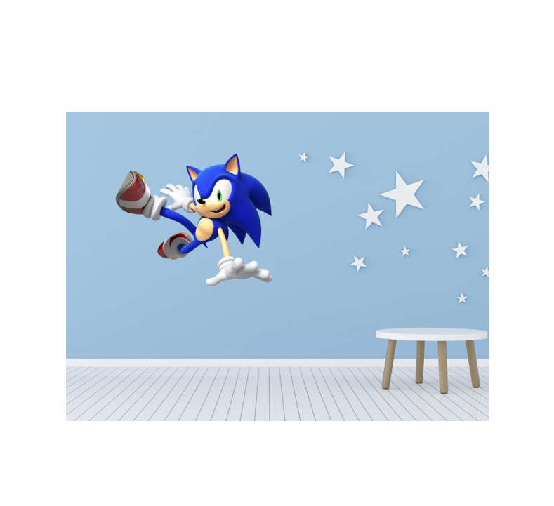 Sonic Wall Vinyl Sticker