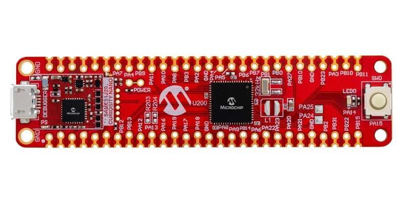 Microchip (EV76S68A) Evaluation Kit, SAME51J20A, 32 bit, ARM Cortex-M4F