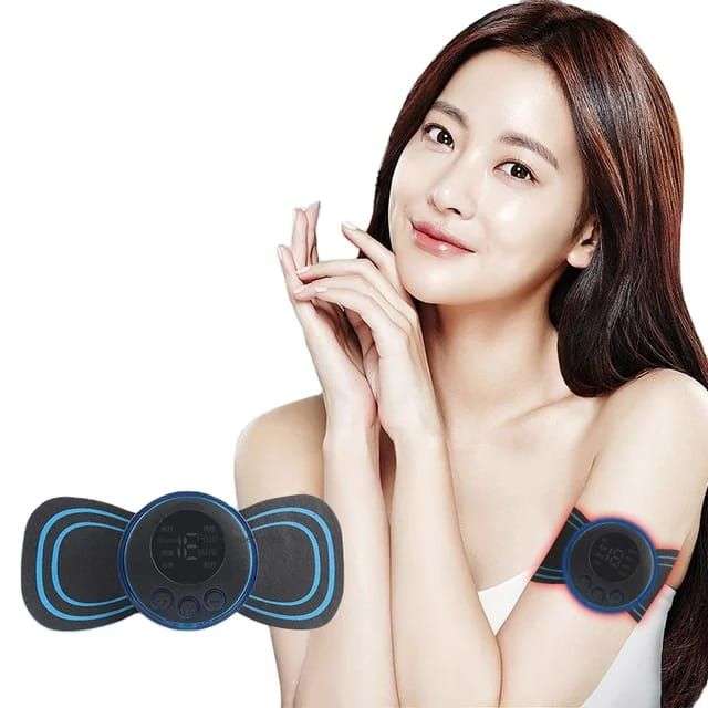Portable Mini Electric Neck Massager Pain Relief Massage Patch