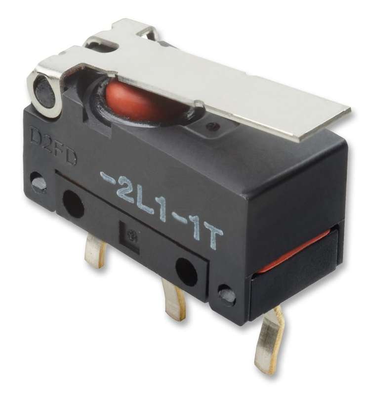 Omron (D2FD-2L1-1H) Microswitch, Ultra Subminiature