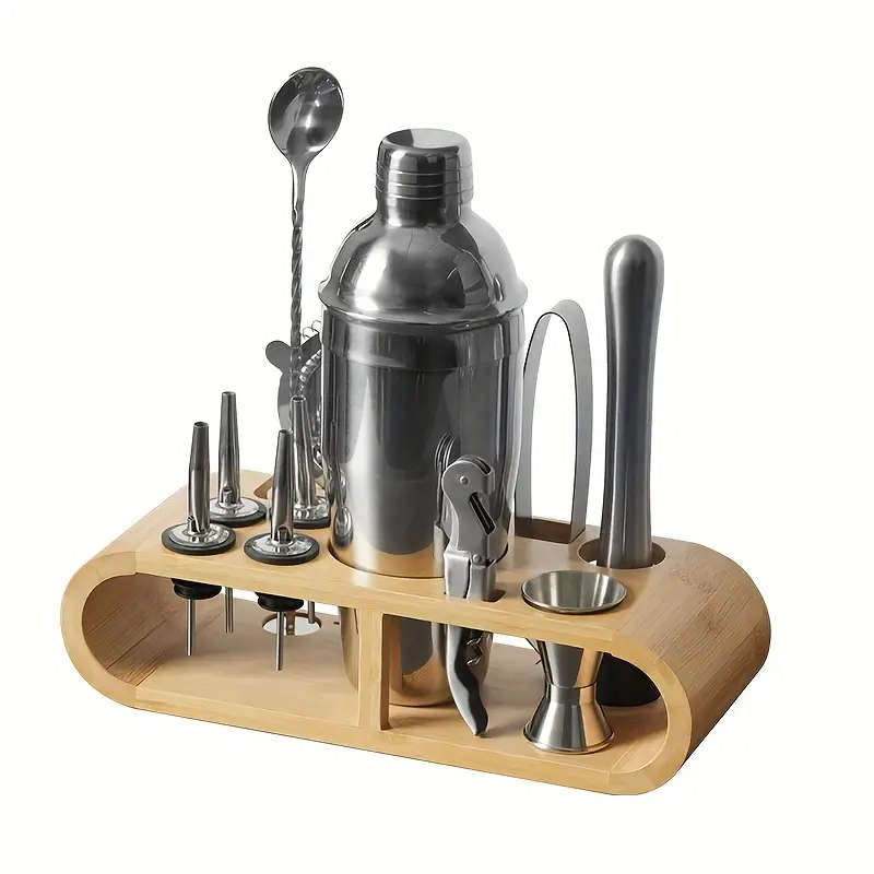 12 - Piece Stainless Steel Cocktail Shaker Bar Set