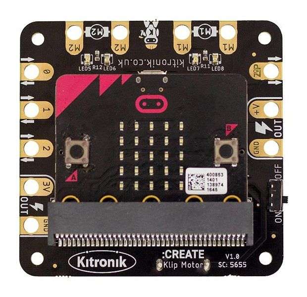 Kitronik (5655) Motor Driver Board, 4.5 V, BBC micro:bit