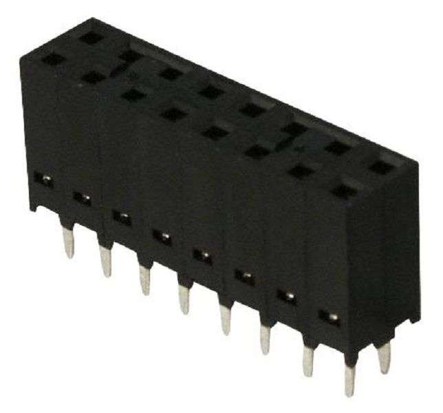 Molex (90151-2116) PCB Receptacle, Signal, 2.54 mm, 2 Rows, 16 Contacts