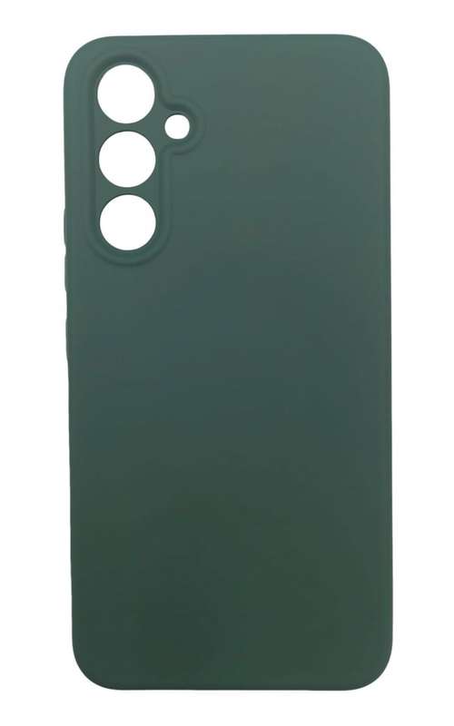 Silicone Black & Dark Green Cover for Samsung Galaxy A14/A24/A34/A54/ 2Pack
