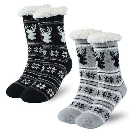 Men's Winter Assorted Socks - 2 Pack