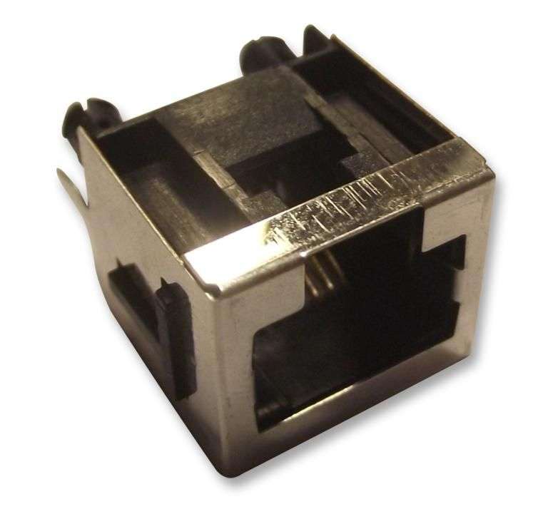 TE Connectivity (100616-1) Modular Connector, RJ45 Jack, 1 x 1 (Port), 8P8C