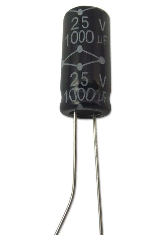 Multicomp Pro (MCGPR25V477M10X16 ) Electrolytic Capacitor, 470 µF, 25 V