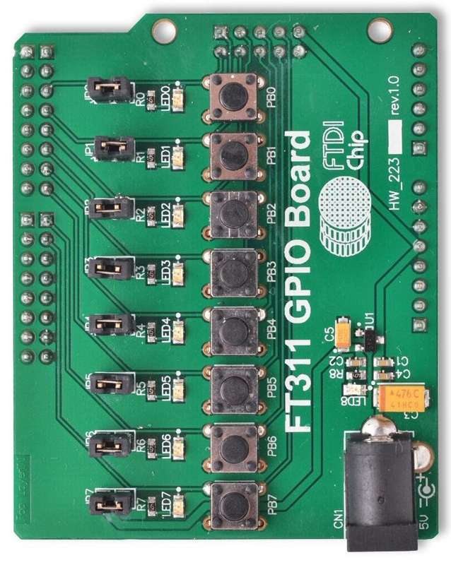 Ftdi Chip (UMFT311GP) Shield Board, FT311D Development Modules