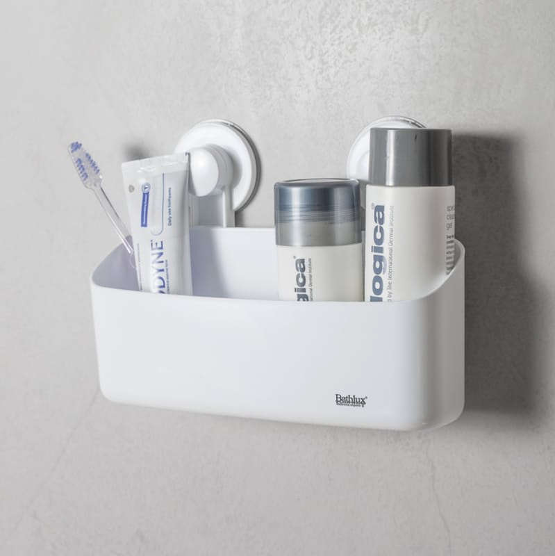 Bathroom Storage Holder with Suction Cups