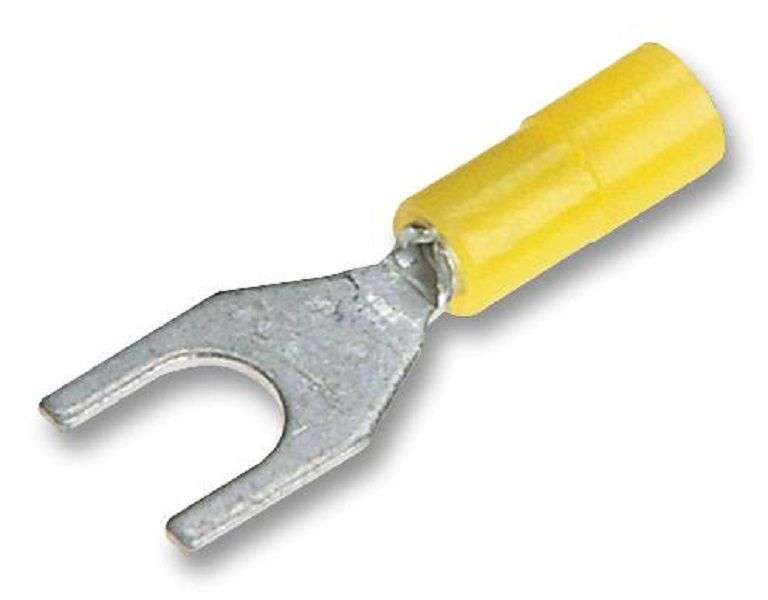 Multicomp Pro (DNF05-3.7) Fork / Spade Tongue Terminal, DNF, 24AWG to 20AWG