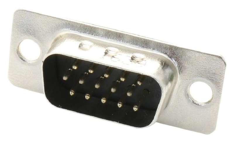 Amphenol (10090769-P154ALF) D Sub Connector, 15 Contacts, DE, Solder Cup