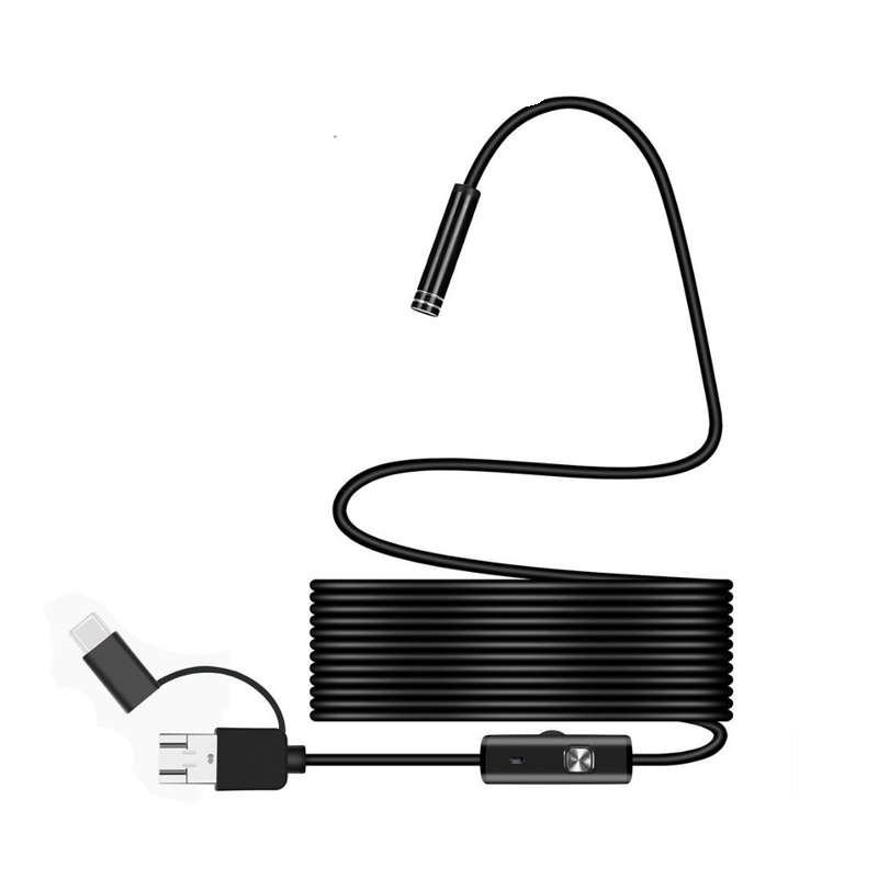 Endoscope Type-C, IP67 Endoscope Camera for Mobile with 3.5m Cable View on Cellphone Screen