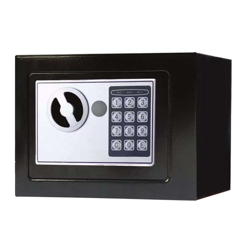 Digital Safety Security Box Safe Deposit Box - Black