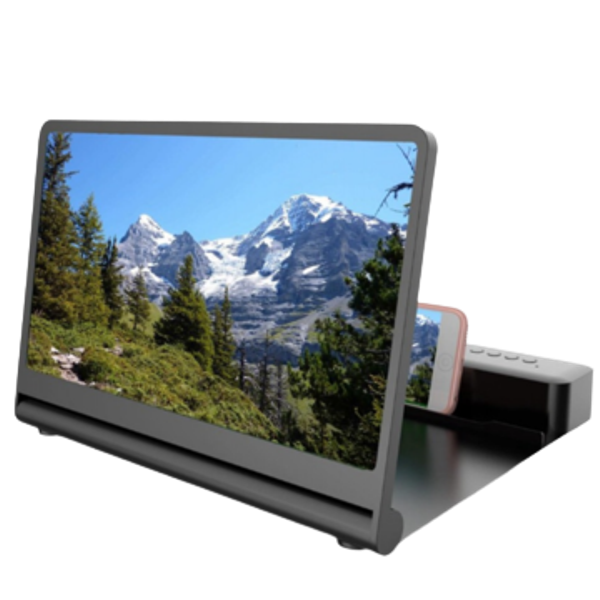 F12 6D Phone screen magnifier with bluetooth speaker