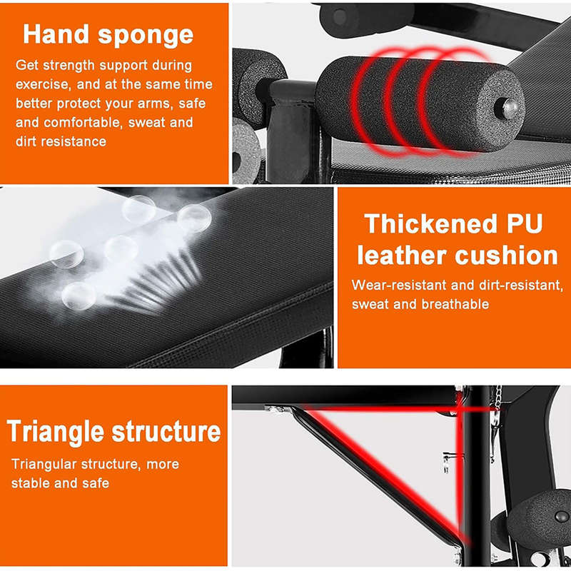 Adjustable Foldable Multi-Functional Weight Bench Weight Lifting Bench