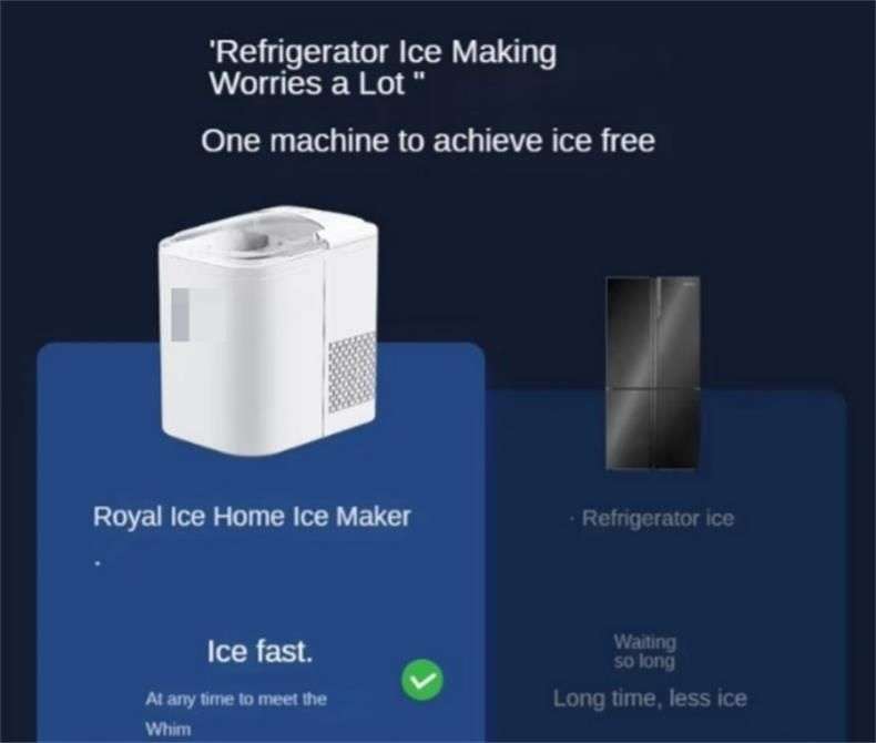 Countertop Small Power Mini Automatic Home Ice Maker Machine