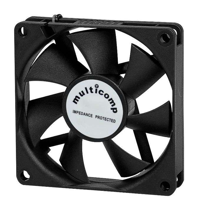 Multicomp Pro (MC33868) DC Axial Fan, 24 V, Square, 120 mm, 38 mm
