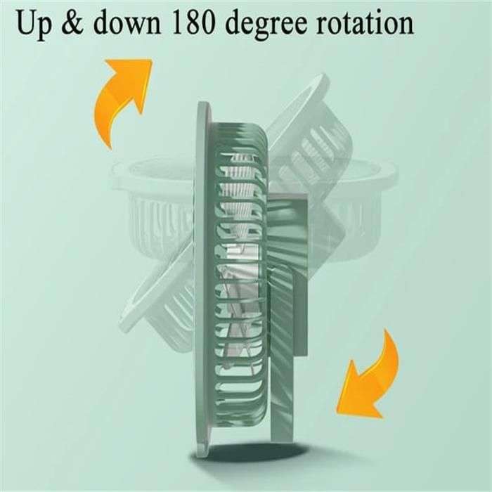 USB Charging 3 Speed Wall Fan Table Standing Fan with LED Light