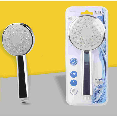 Bathlux -Silicon Mesh hand Shower-ABS Material Chrome Colour