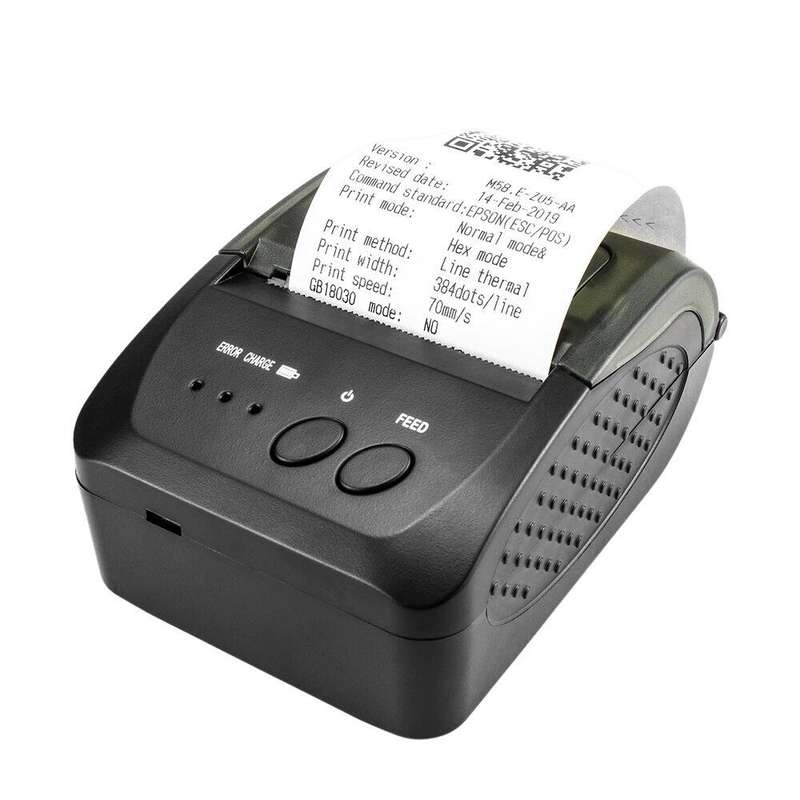 Portable USB Bluetooth Thermal Receipt Printer - Q-P01