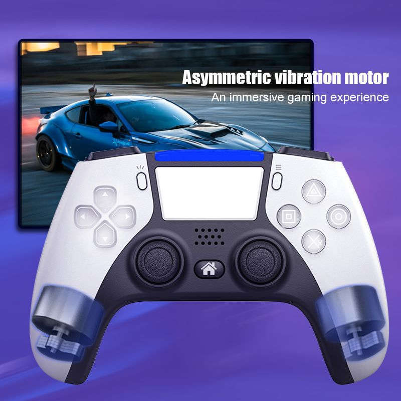White Pro Gaming Controller for PS4/PC/Android P-02