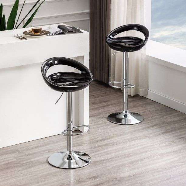 Bar Stools / Kitchen Counter Breakfast Chairs - 2 Pack